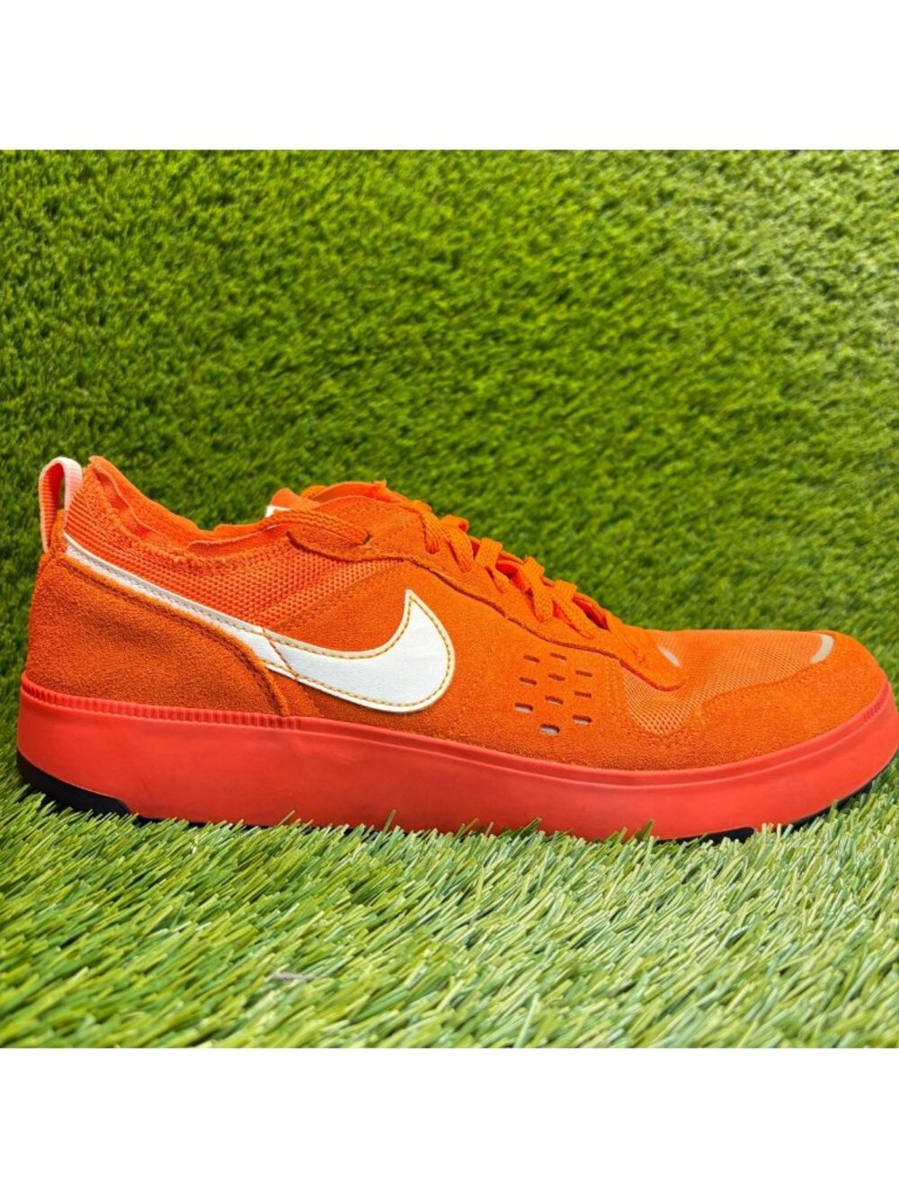 Nike C1TY Mens Size 12.5 Orange White Athletic Running Walking Shoes Sneakers